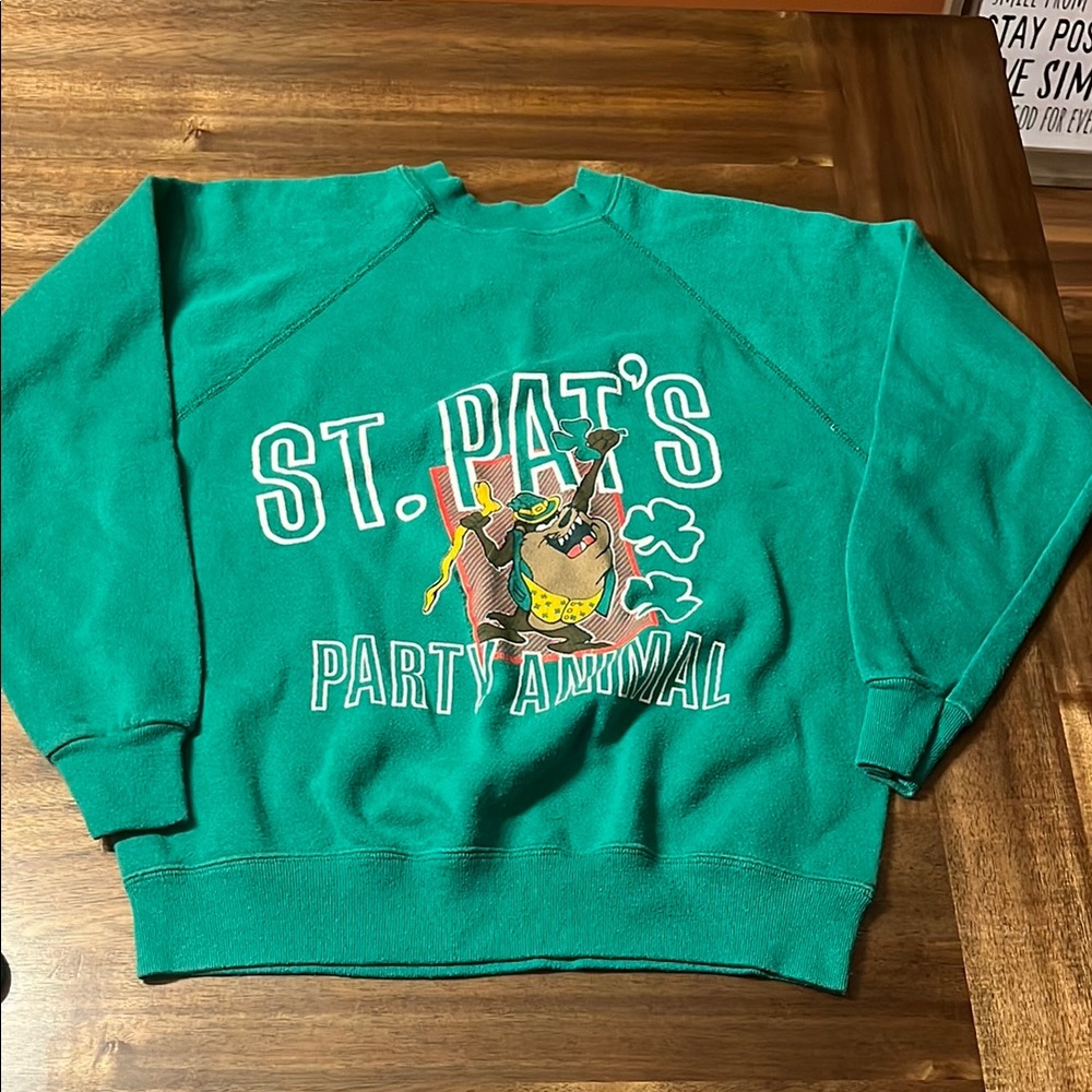 Vintage sweatshirt Taz St. Pat's Party Animal Size M
